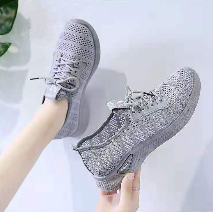 Giày thể thao lưới mùa hè nữ thoáng khí đế mềm êm chân kt07