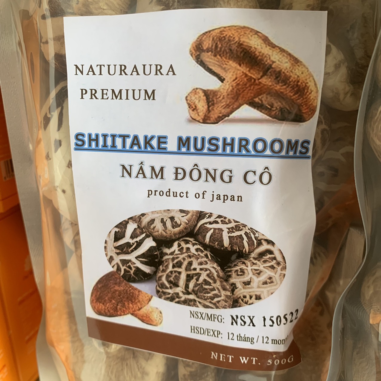 Nấm đông cô nhật 500g