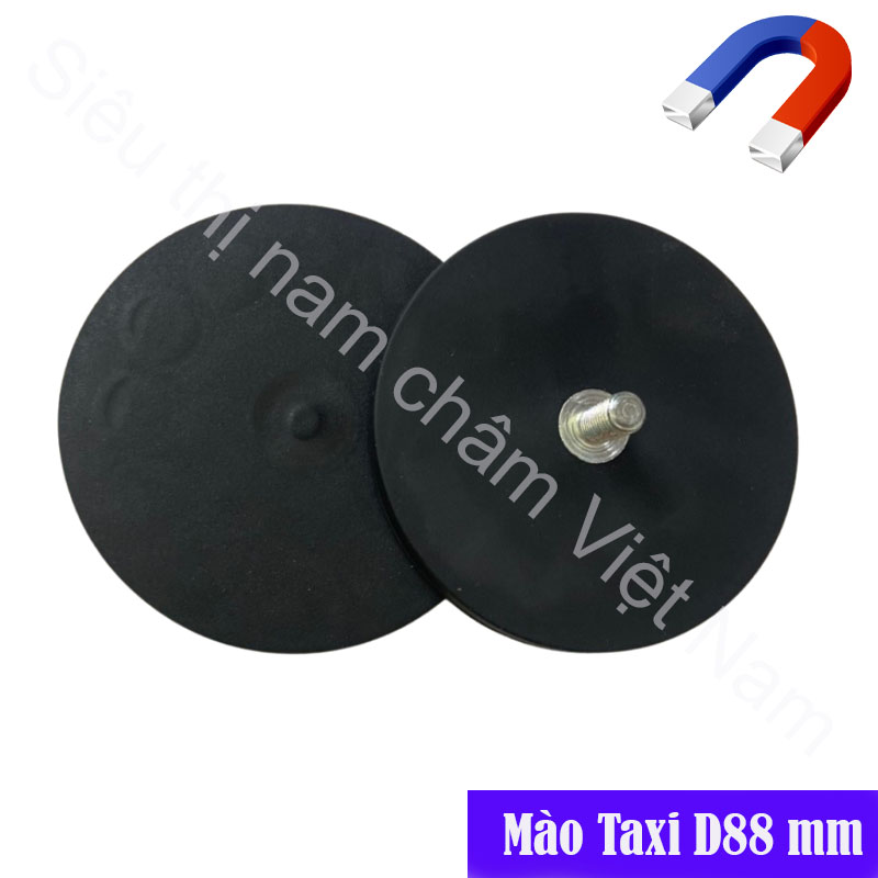Nam châm mào taxi siêu hút D88mm, nam châm lực hút mạnh 1 bộ