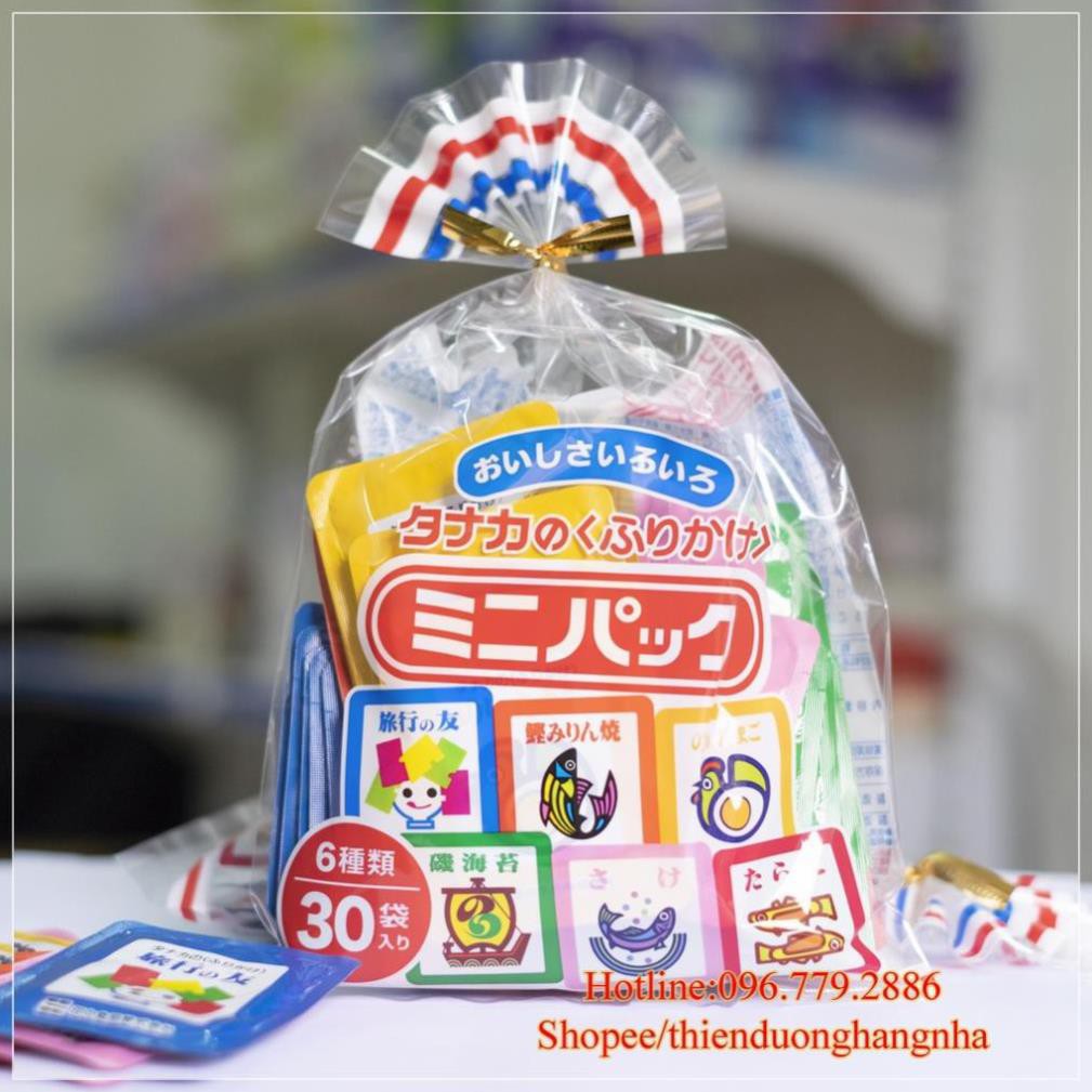 Date 1 2021 Gia vị rắc cơm Furikake nội địa Nhật cho bé ăn dặm 6 vị gồm 30