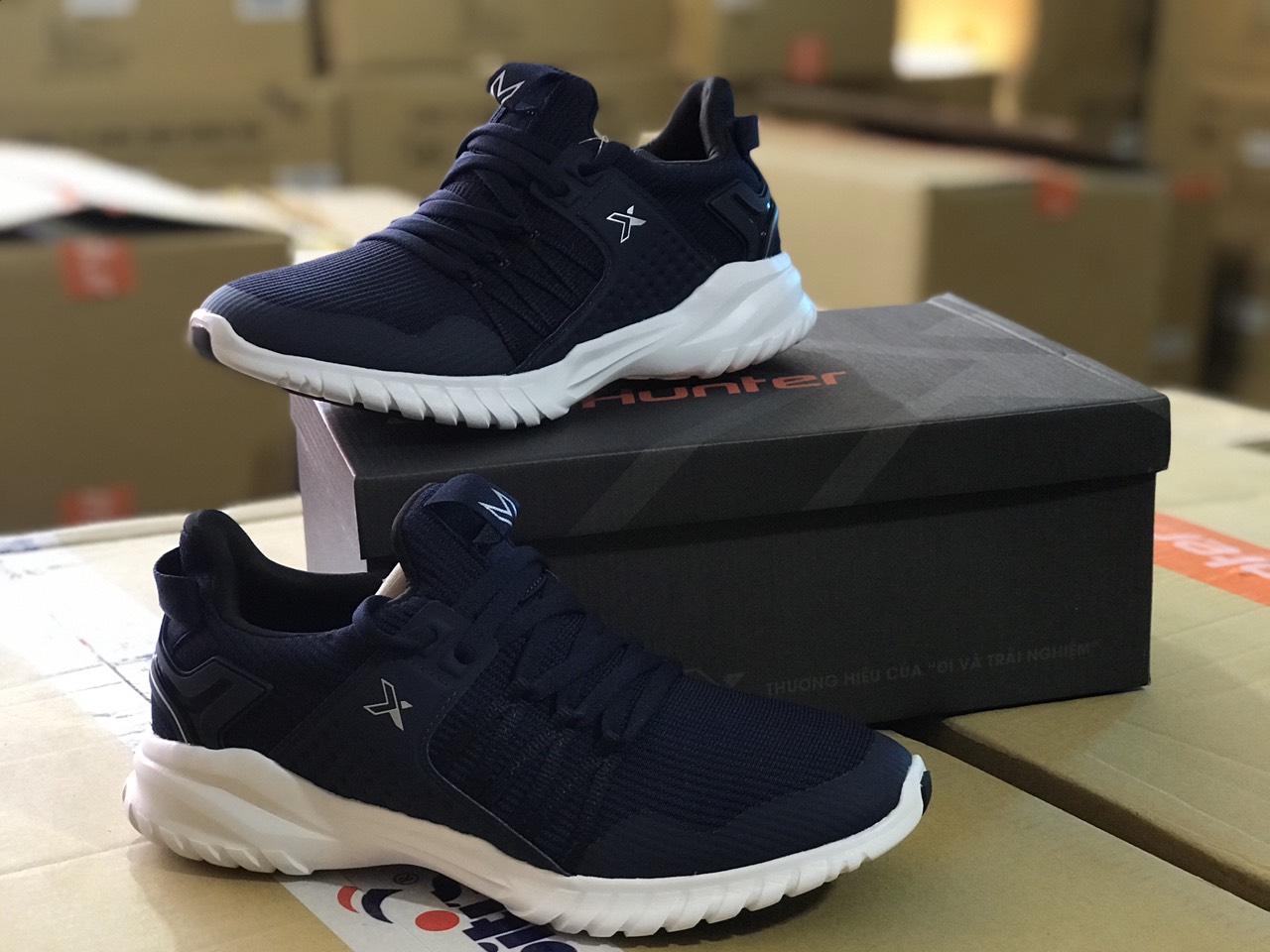 Giày Sneaker Nam Nữ Bitis Hunter X 2k19 Jet Navy DSMH02200XNH (Xanh Nhớt)