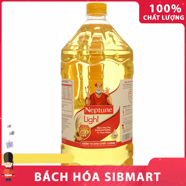 Dầu ăn thượng hạng neptune light can 2 lít - bách hóa sibmart - sa0074