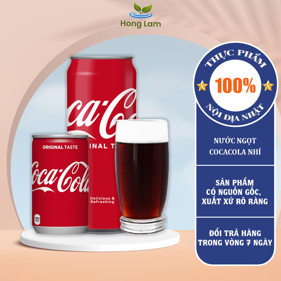 Nước ngọt coca cola nhật bản ngọt thanh, có gas tạo cảm giác sảng khoái 500ml