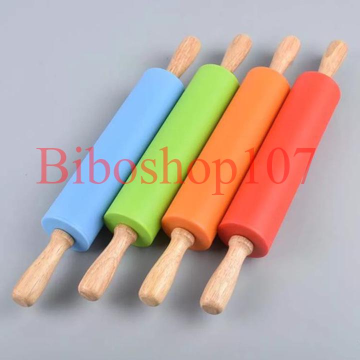 Cán lăn bột silicon 30cm