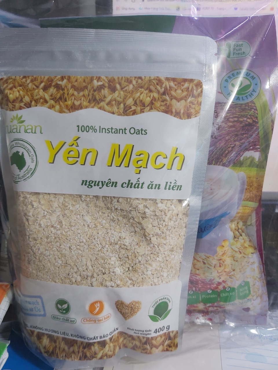 Bịch yến mạch xuân an 400g