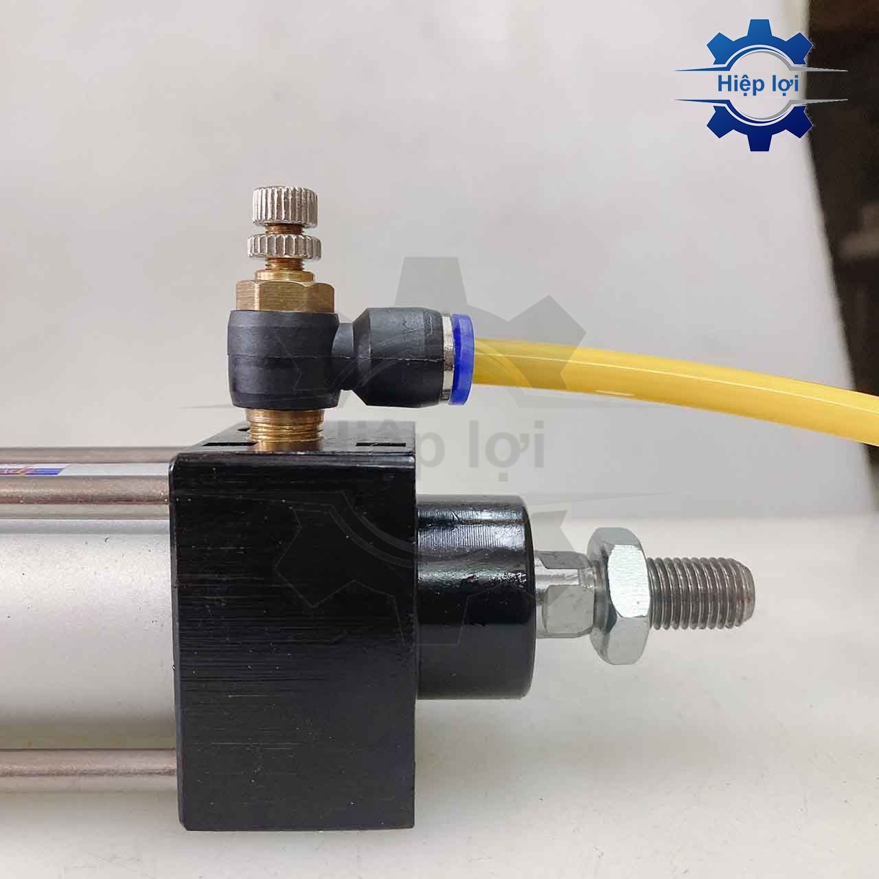 Nối tiết lưu khí nén SL - van tiết lưu chỉnh hơi ren ngoài ghim ống - phụ kiện khí nén