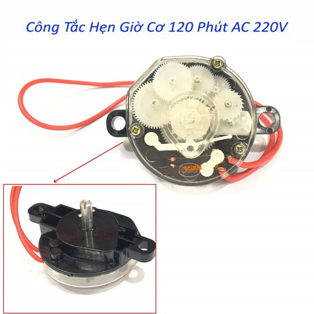 Công tắc hẹn giờ cơ 120 phút ac 220v - hẹn giờ quạt điện