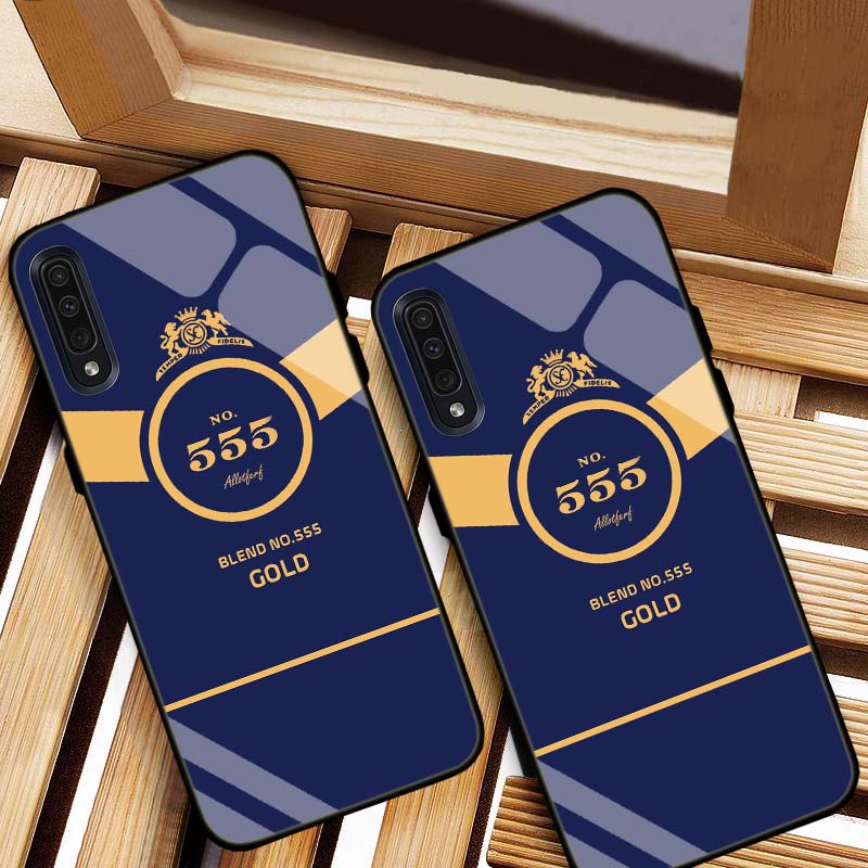 Ốp Lưng Samsung A50, A50S, A30S, A70, A7 2018 Mặt kính cường lực cao cấp, sáng bóng, Thiết kế riêng