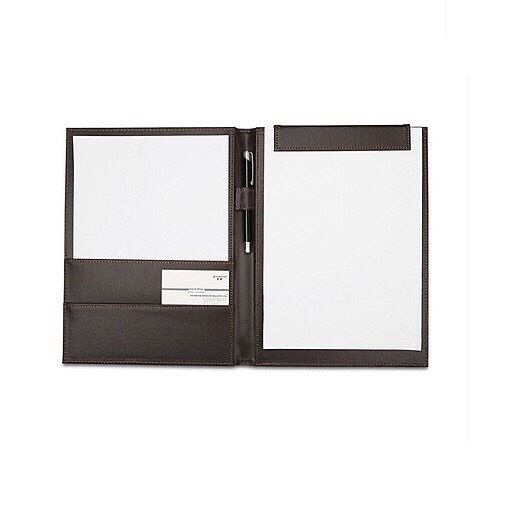 PU Faux leather desk file organizer hard cover expanding file folder a4