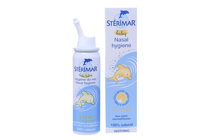 [HCM]Nước biển xịt mũi cho trẻ sơ sinh Sterimar baby chai 50ml