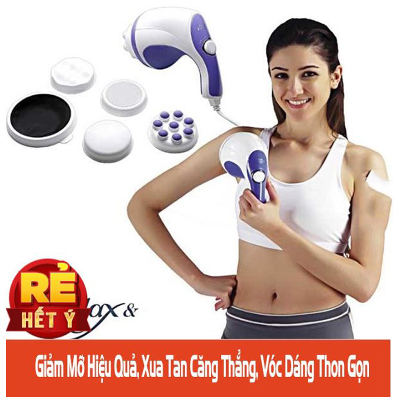 Máy Đấm Lưng Hàn Quốc Massage Cầm Tay 5 Đầu Đánh (Relax)Cao Cấp Giá Rẻ Chất Lượng Vượt Trội Giảm Nhức Mỏi,Xả Trest Hiệu Quả.Giá Hấp Dẫn(-50%) Bh 1 Đổi 1.