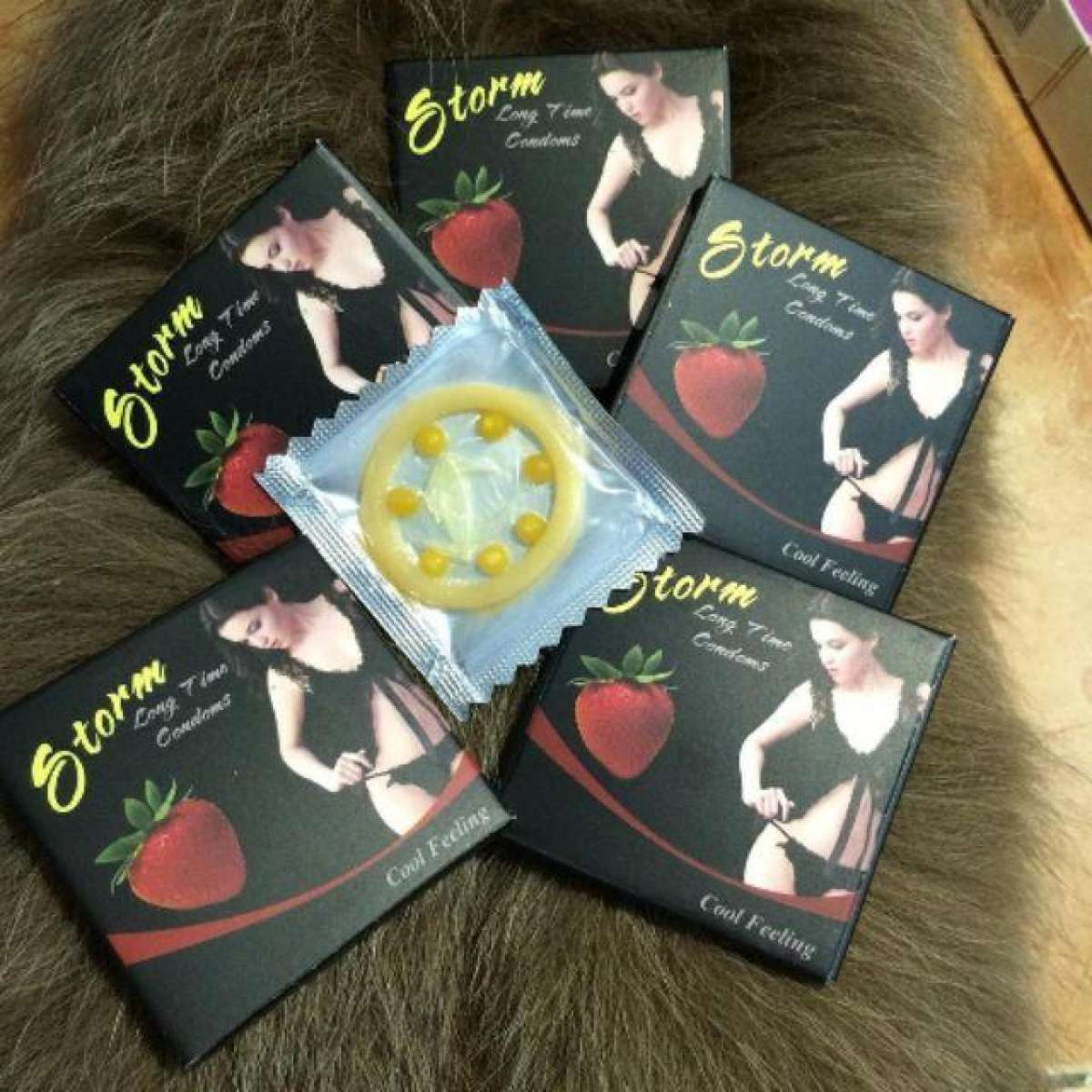 Combo 10 hộp bao cao su okstome bi hương dâu cực chất 10 cái )