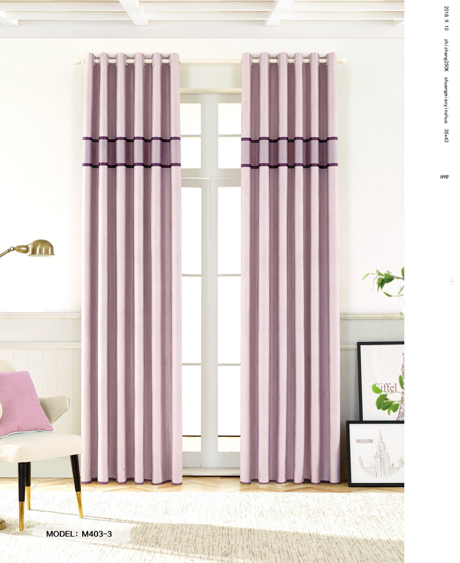 [HCM]Rèm Cửa Chống Nắng Giảm Nhiệt Cách Âm Trơn HQ - Hoàng Yên - Tuỳ chọn kích thước từ 150cm đến 350cm - Mẫu 403-3 (Tím) - Kiểu may Khoen Ore - Nhiều Màu Để chọn - Vải dày mịn và đẹp - Có may theo kích thước yêu cầu