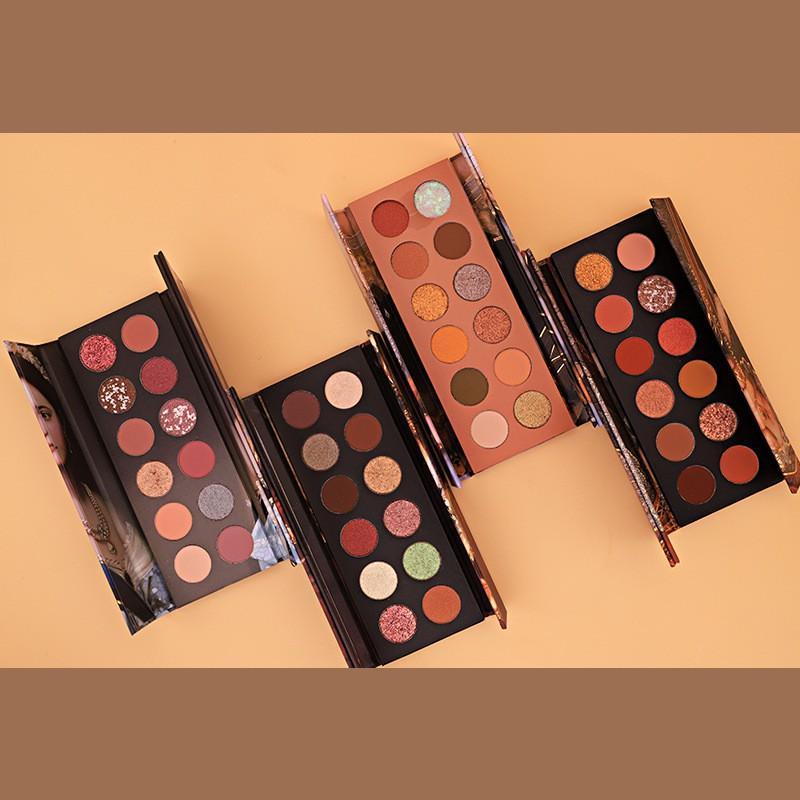 [HCM]Phấn mắt Hojo 12 ô phong cách cổ điển Pháp Phấn mắt 12 ô phong cách hoàng cung cổ điển Bảng phấn trang điểm mắt nhũ 12 ô hoàng cung Hojo Art Silky Eye Shadow Palette