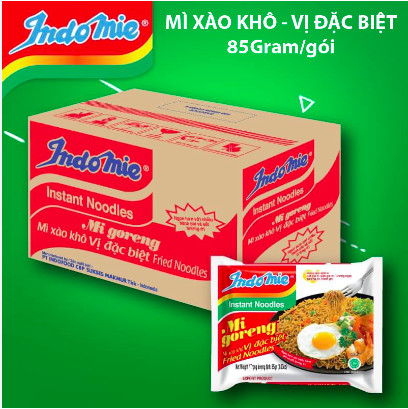  Mì xào đặc biệt Indomie 85gr   thùng đỏ   