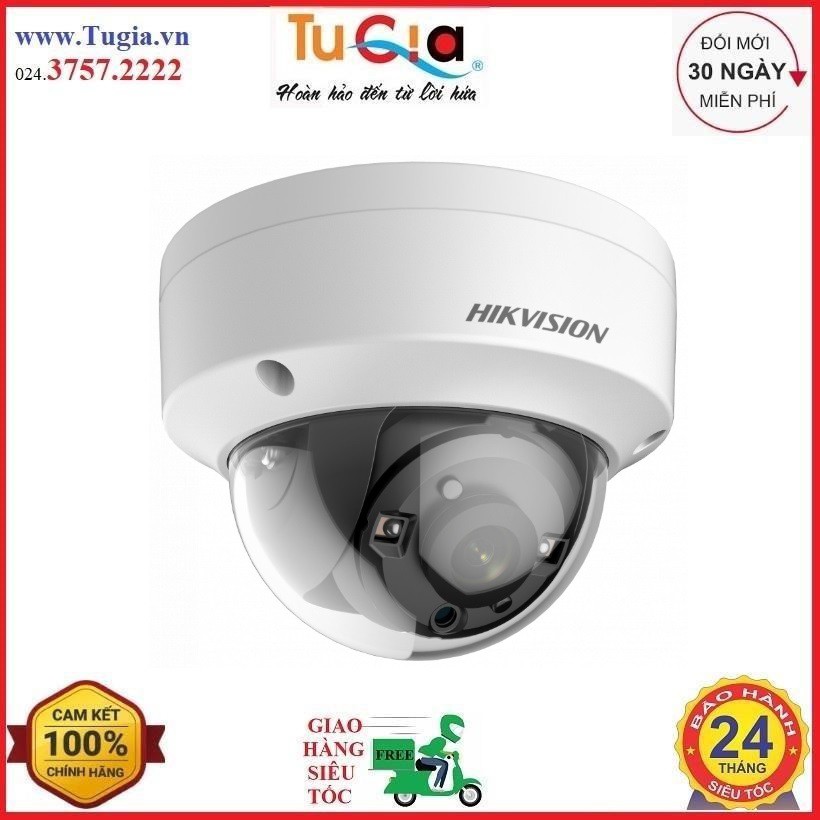 Camera an ninh độ phân giải 4k hikvision ds-2ce5au7t-vpit3zf - hàng chính hãng