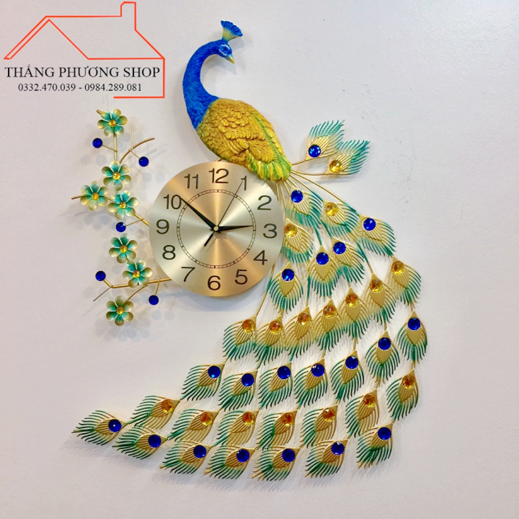 Đồng Hồ Khổng Tước Đậu Cành Mai TP-011 (Hàng Chính Hãng Loại 1)