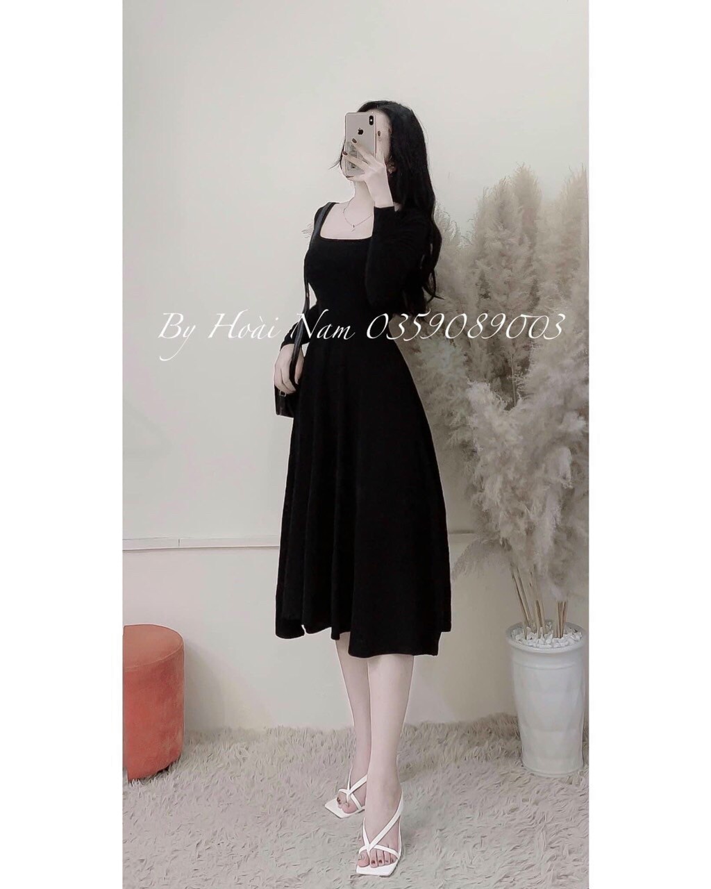 Đầm thun maxi cổ vuông dáng dài tay form cực tôn dáng tôn da, đần thun dáng dài xòe cho nữ mặc đi tiệc, đầm body cổ u tay dài ôm kiểu dáng xòe chất thun mtb