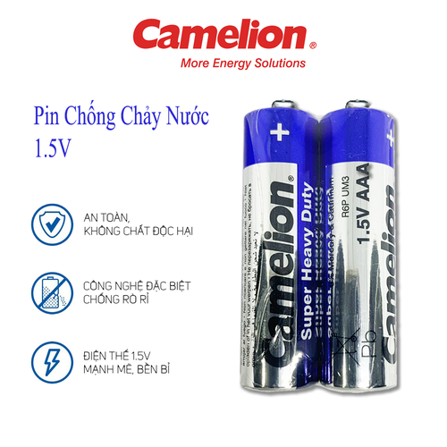 Pin AAA thương hiệu Camelion, vỉ 10/20/40 viên Pin, Pin Tiểu AAA Camelion Super Heavy Duty Battery 1.5V, pin gắn remote máy lạnh, điều kiển tivi, pin gắn đồ chơi, remote điều kiển