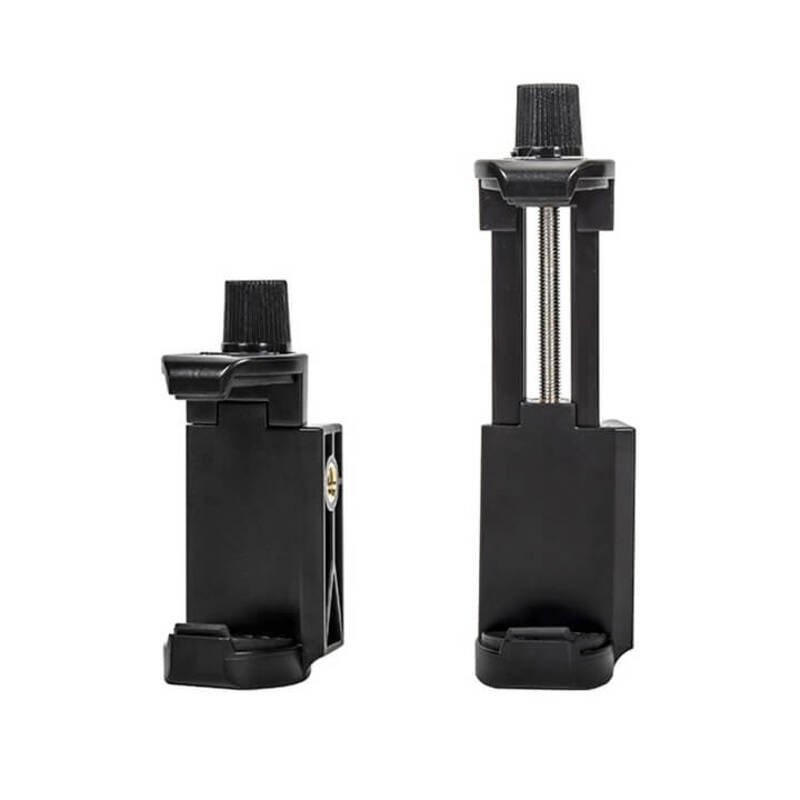 Đầu kẹp điện thoại gắn tripod chân đế máy ảnh YUNTENG kiểu vặn
