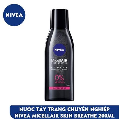 Nước tẩy trang Nivea MicellAIR màu đen 125ml