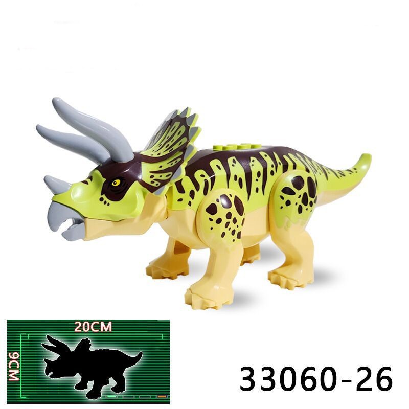 Bigfig khủng long 3 sừng 33060 - lắp ráp đồ chơi khủng long ăn cỏ