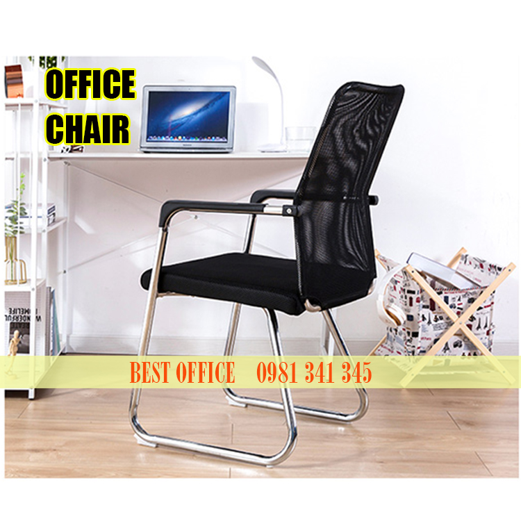 Ghế làm việc - Ghế chân quỳ - Ghế phòng họp lưng lưới thoáng mát -Khung thép bền bỉ