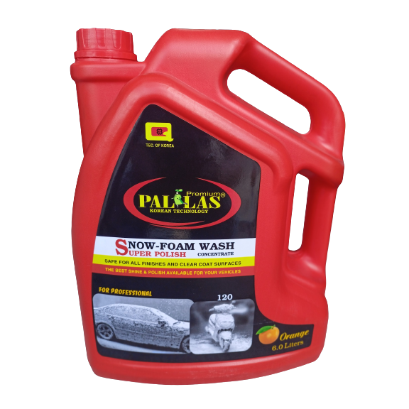 Nước rửa xe bọt tuyết PALLAS - TRUNG NIÊN dung tích 6 lít _ công nghệ KOREA (1 lít dung dịch pha với 120 lít nước)