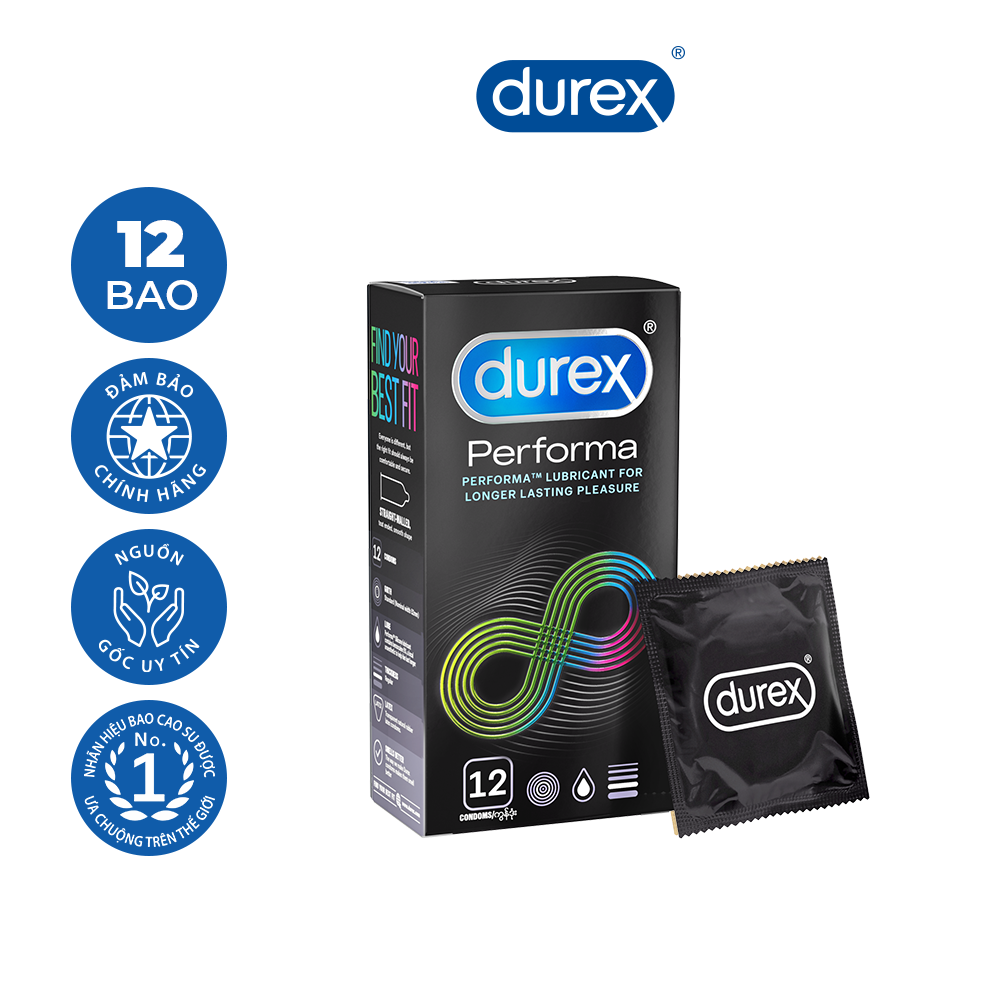 Bao cao su durex performa 12 bao