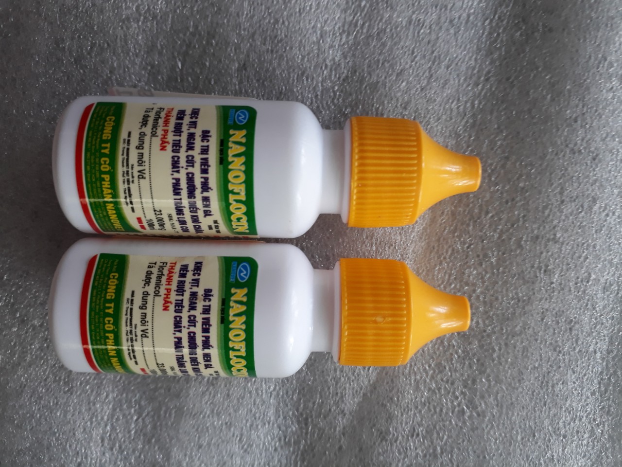 Nano Flocin 10ml, chuyên dùng cho gia cầm bị khẹt, viêm phổi