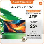 [TV Mới] Xiaomi TV A 55'' 2026 | Màn hình bảo vệ mắt 4K với chất lượng hình ảnh HDR | Tần số quét 120Hz khi bật chế độ Game Boost qua HDMI | Bề mặt kim loại bắt mắt với thiết kế khung viền siêu mỏng