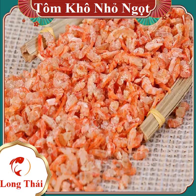 500gr TÔM KHÔ Loại Nhỏ chuyên dùng nấu canh , nước lèo thơm giá rẻ - Long Thái