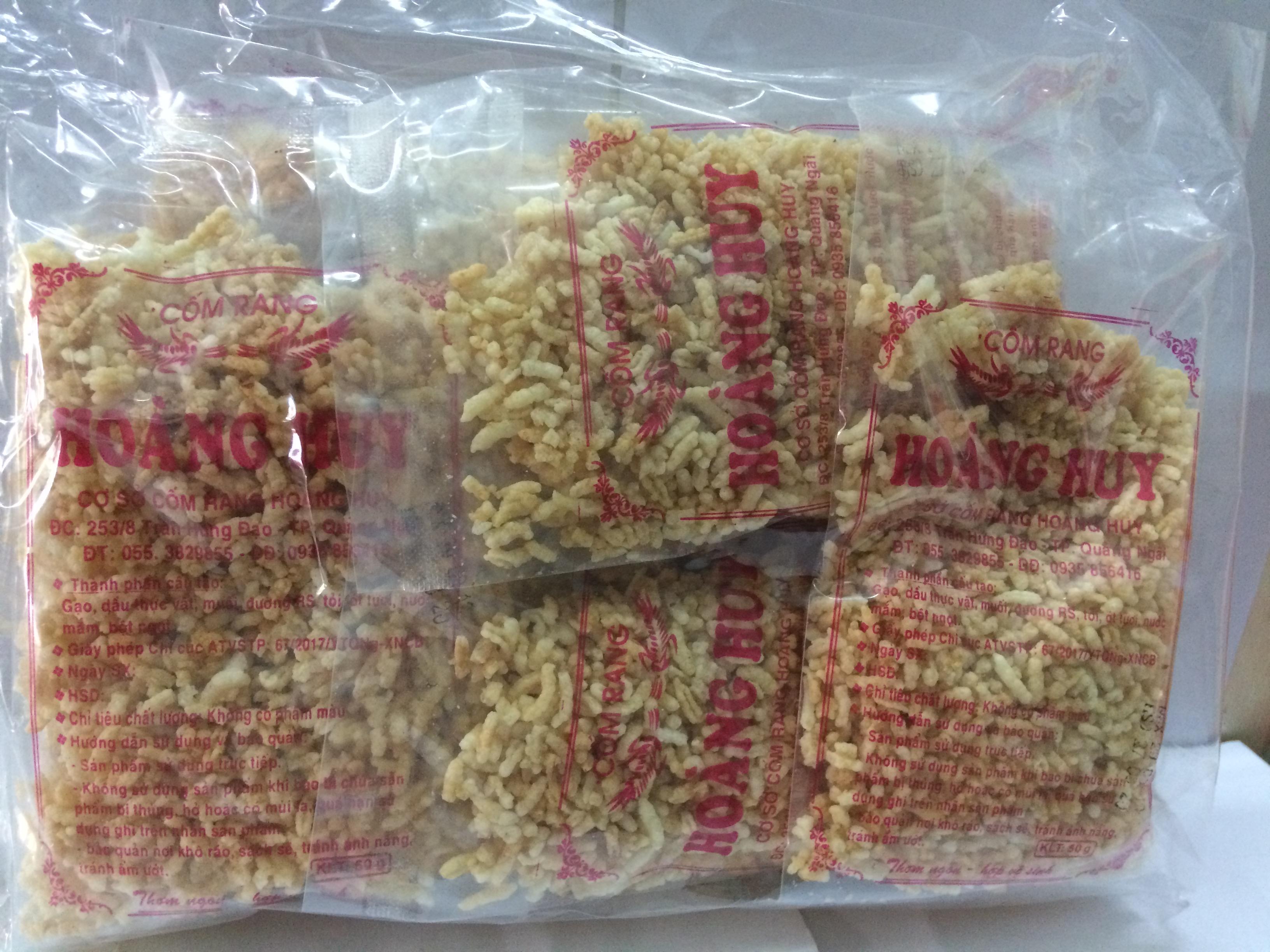 Combo 4 bịch cơm rang quảng ngãi 450 g