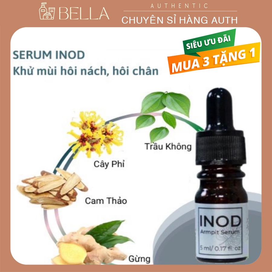 Serum khử mùi hôi nách, hôi chân INOD Huyền Phi 5ml