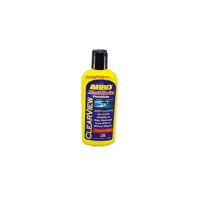 Dung Dịch Chống Bám Nước Trên Kính Xe ABRO Anti - Rain Formula USA 103ml