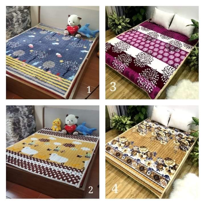 Thảm nỉ nhung, thảm lông cừu đa năng trải sàn trải giường 3 lớp cực êm