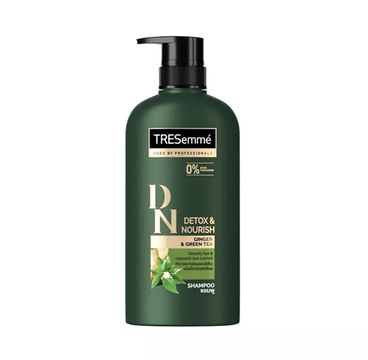 Dầu gội tresemme detox gừng + trà xanh thái lan 450ml