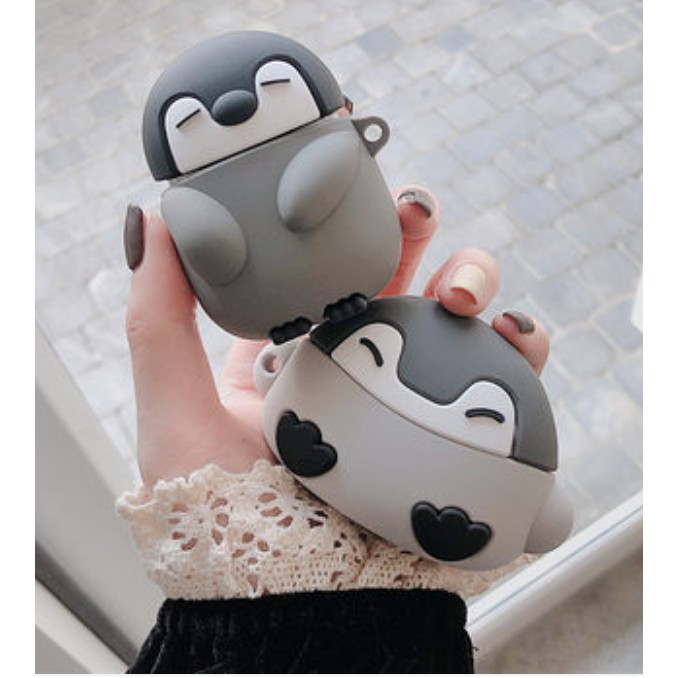 [Hàng có sẵn] Airpod Case 1 / 2 / Pro Vỏ Ốp Bọc Tai Nghe Penguin