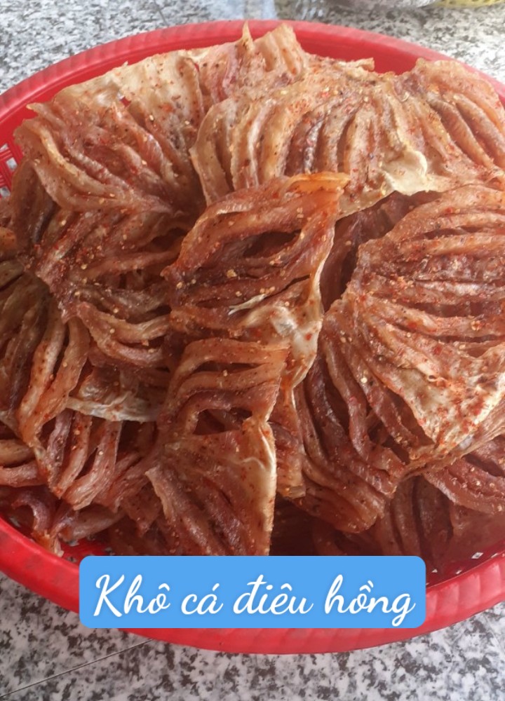 Khô cá điêu hồng phi lê. đặc sản quê đồng tháp 0.5kg/100k