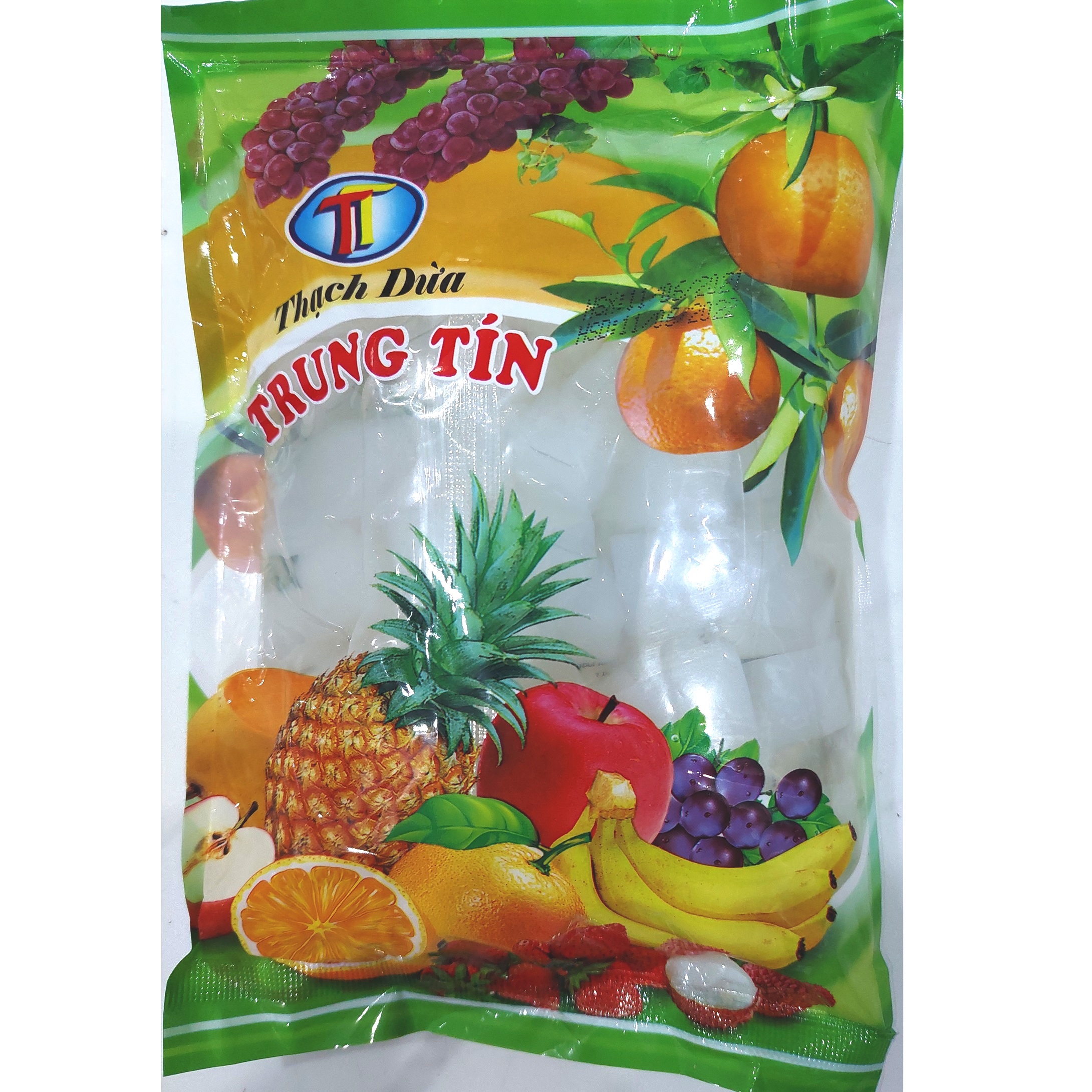 Thạch dừa hạt to trung tín bịch 500g