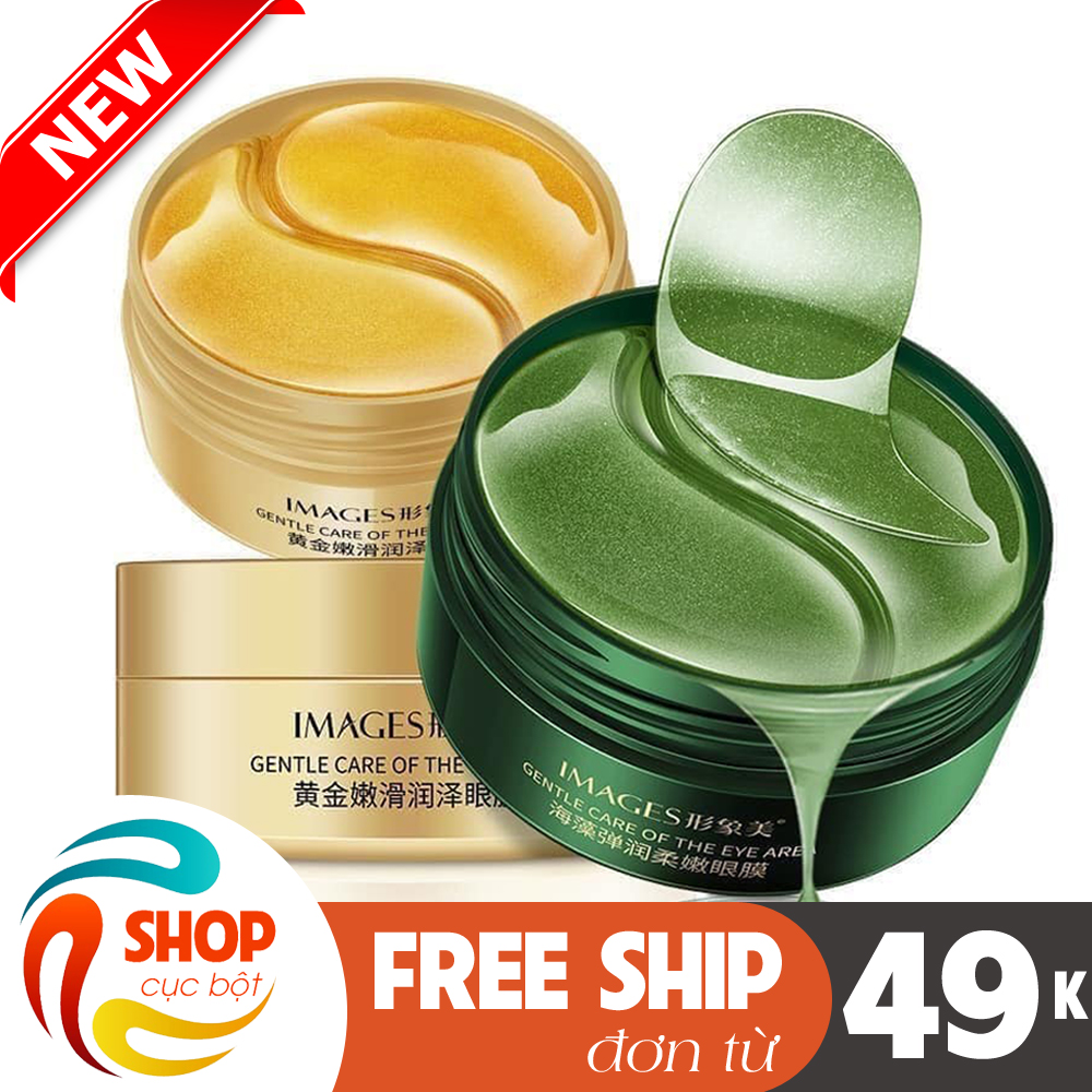 Hộp 60 Miếng Mặt Nạ Dưỡng Mắt Môi Tảo Biển Bioaqua DSMN8 Trị Thâm, Mặt Nạ Xóa Quầng Thâm, Bọng Mắt, Nhăn Mắt Tinh Chất Tảo Biển - Mặt nạ đắp