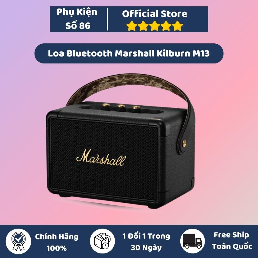 [ Mẫu Mới } Loa Bluetooth Marshall Kilburn M13 , Loa Marshall M13 - Âm Thanh True Stereophonic, Vỏ B