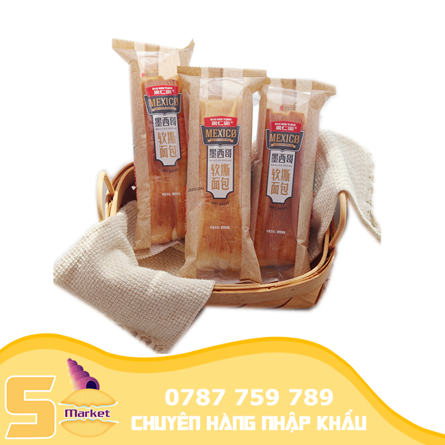 [ BÁNH MỀM - ĂN LÀ GHIỀN ] 01 Cái Bánh Mì tươi Mexico Guo Ren Yuan Đài Loan - (Date:06 tháng)【Sò Market】