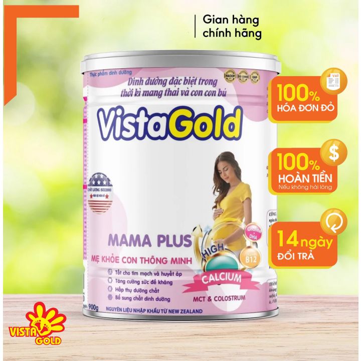 Sữa bầu VISTAGOLD MAMA PLUS 900g