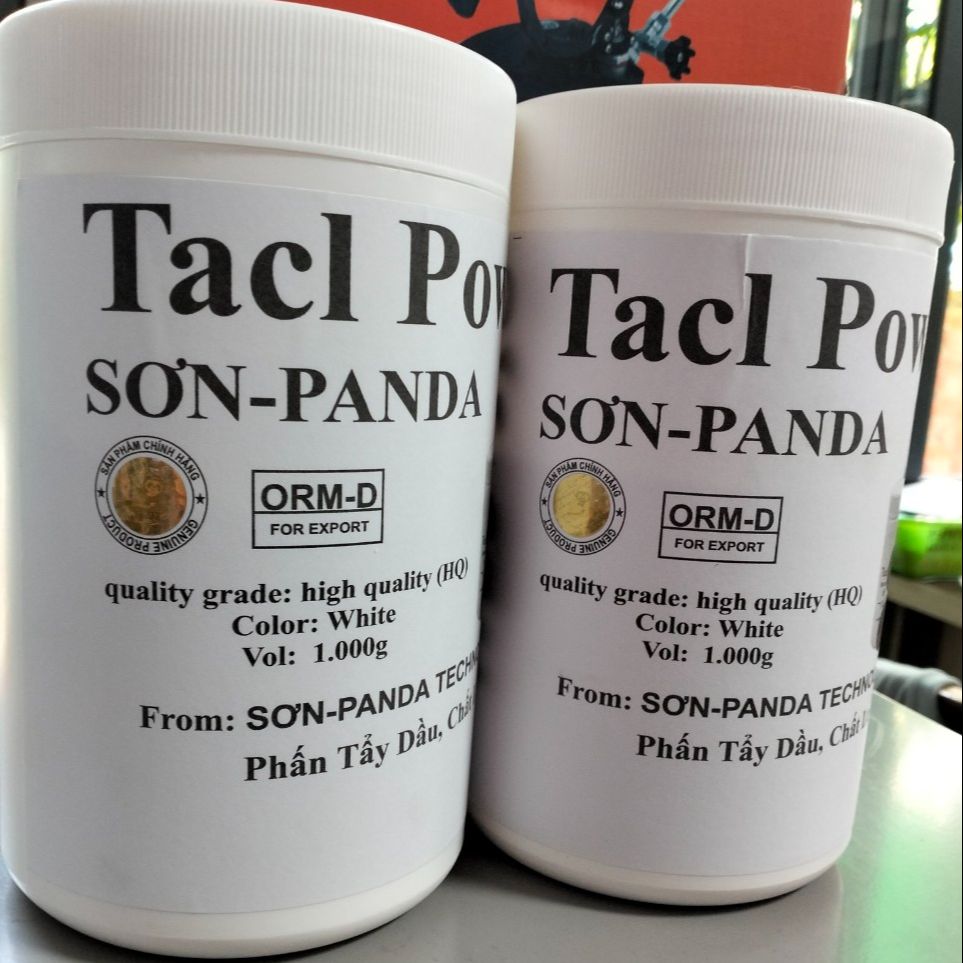 Phấn Bột Tẩy Dầu Sơn-Panda, Oil Remover Talcum Powder Son-panda