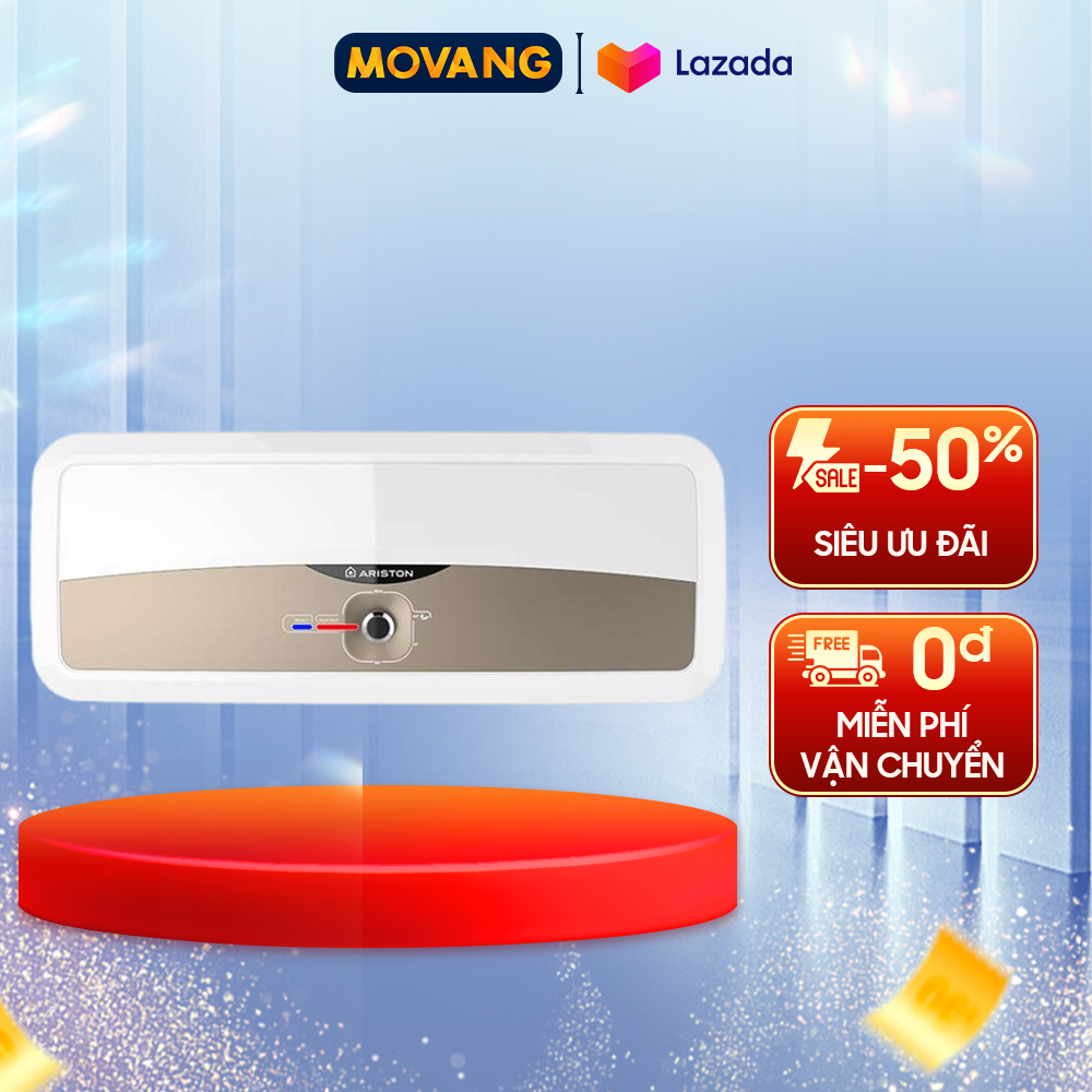 [GIAO TẠI HCM] -  Máy Nước Nóng Ariston SL2 30 RS 2.5 FE - Làm nóng gián tiếp Chống giật ELCB Áp suất hoạt động tối đa 7.5Mpa