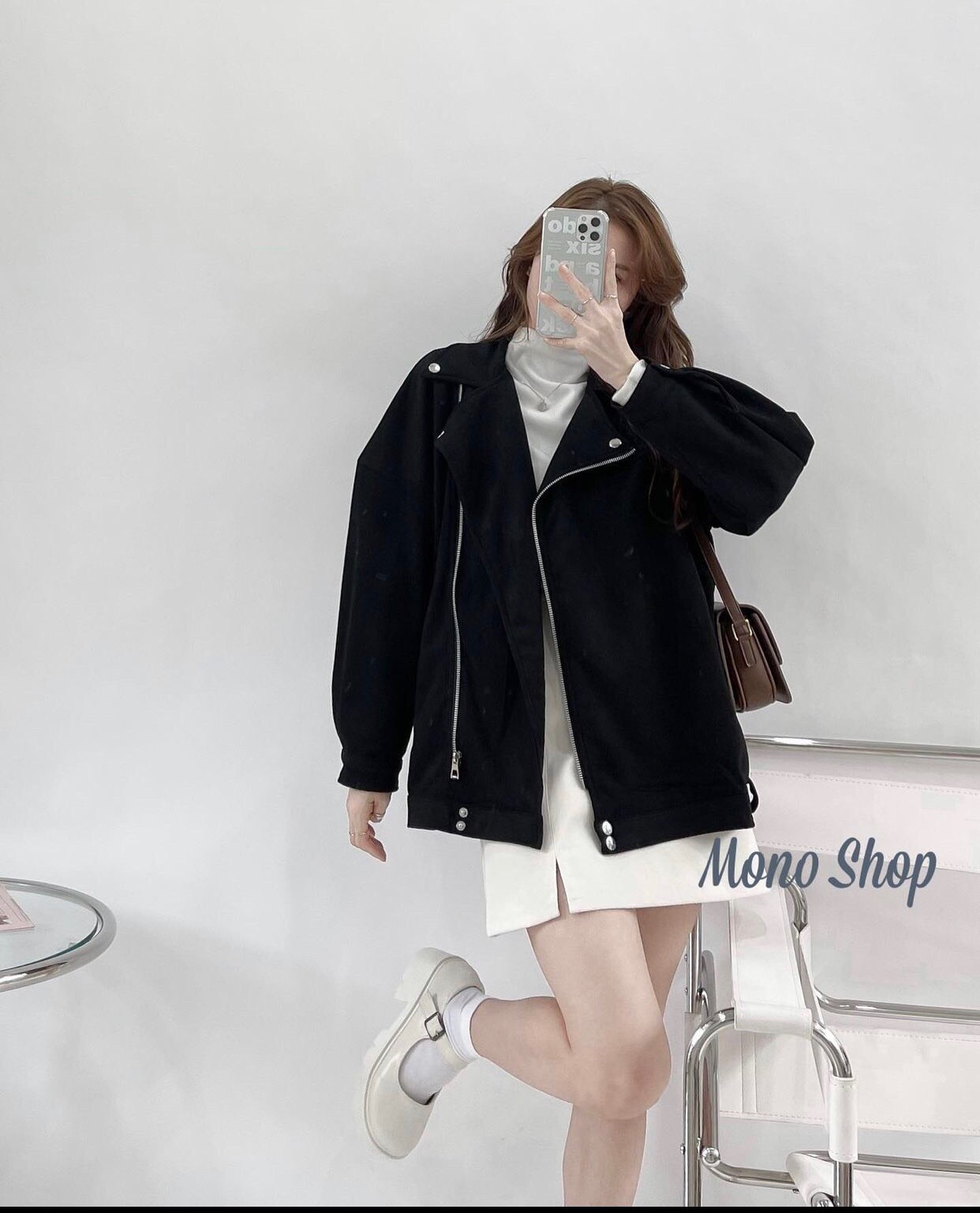 Áo khoác da lộn 2 lớp dáng unisex 5 màu