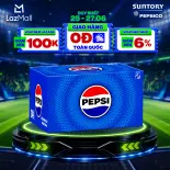 [SALE 15.6] Thùng 24 Chai Nước Ngọt Giải Khát Có Gaz Pepsi (390ml/chai)