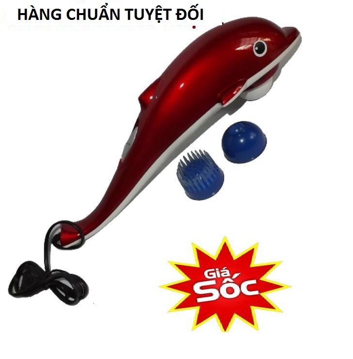 Máy Masage Đấm Lưng Tốt , Dụng Cụ Đấm Lưng Toàn Thân Cá Heo - Máy mát xa cầm tay, Máy massage đấm lưng đa năng, máy mát xa toàn thân đấm lưng cắm điện trực tiếp đa năng chuyên dụng- Bh 12 tháng