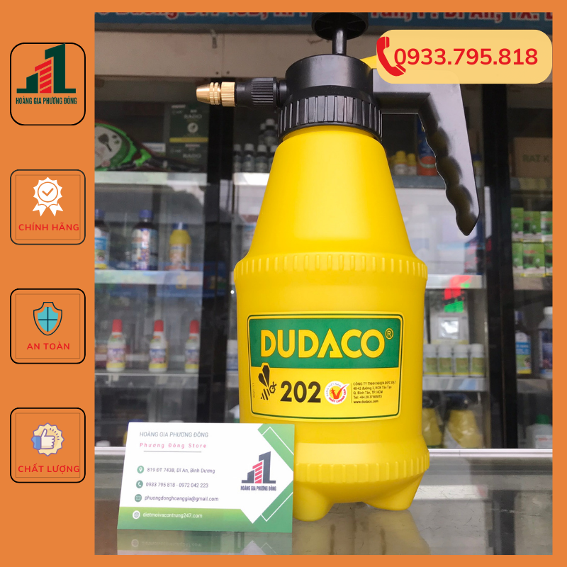 Bình xịt tay,  tưới cây DUDACO B202- bình 2 lít
